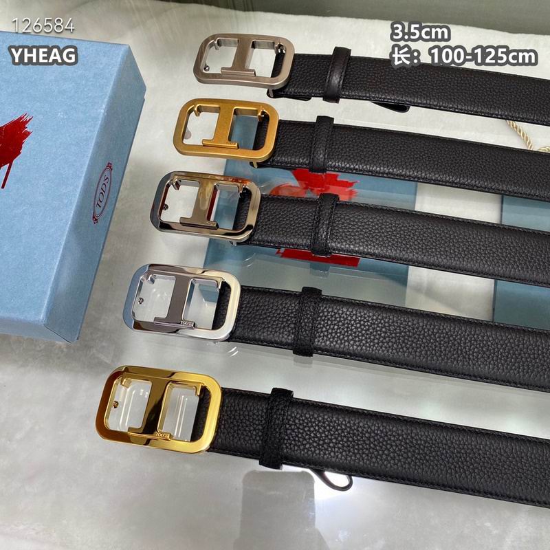 Tod's belt 35mmX100-125cm 8L04